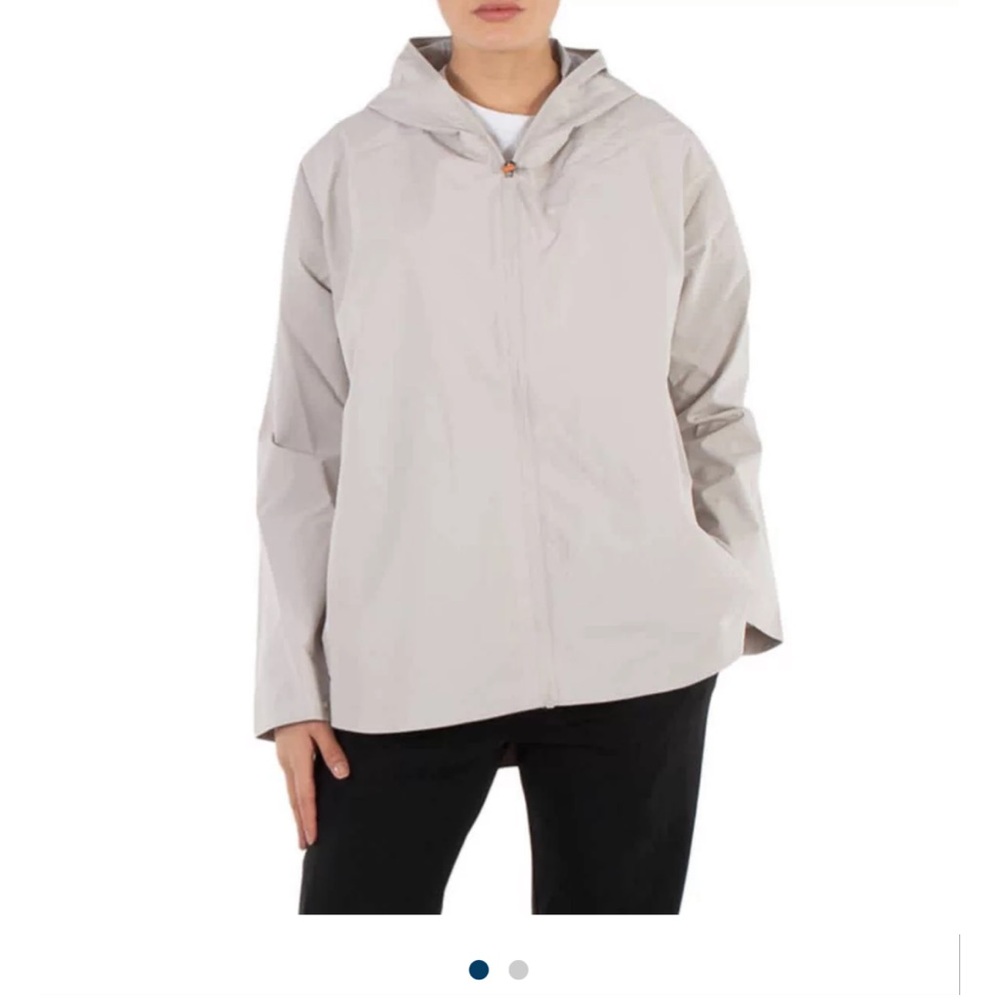 SAVE THE DUCK Women's Rainy Beige Dawa 
Hooded windbreaker Jacket NWT  size XS